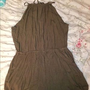 High Neck Halter Romper